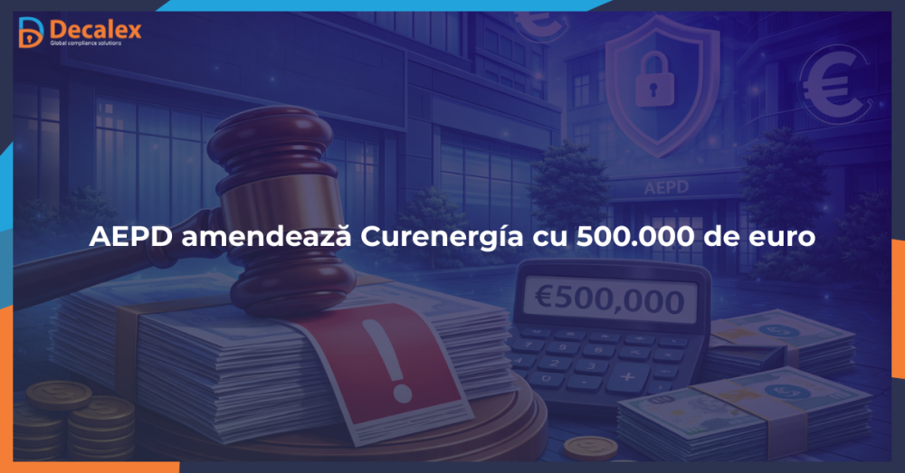 AEPD amendează Curenergía cu 500.000 de euro